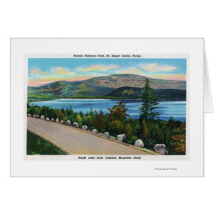 Lac Eagle Vue depuis Cadillac Mt Road