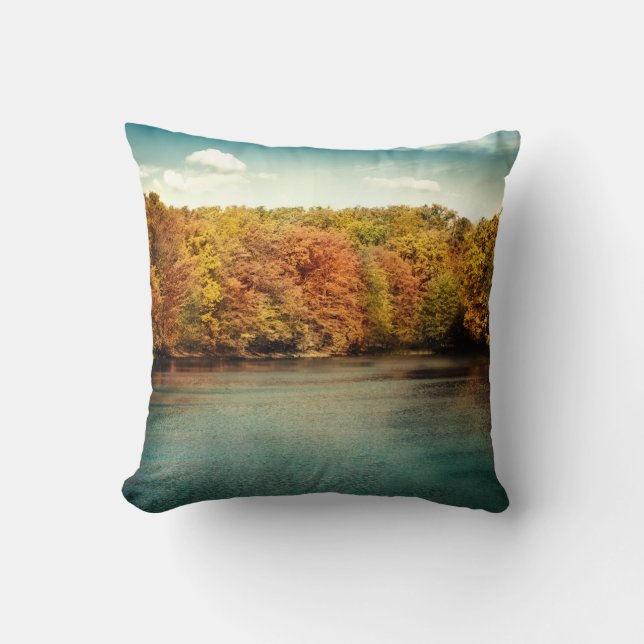 Lac Forêts Arbres Eau Couch Coussin (Recto)
