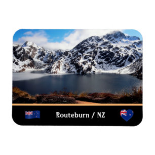 Lac Haris & Routeburn piste /New Zealand Magnet