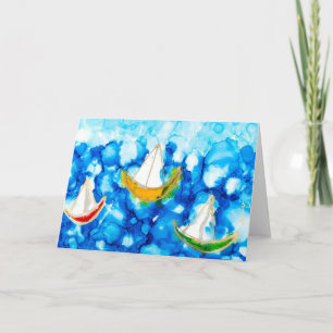 Lac Harriet voiles Lovitude Soul carte de peinture