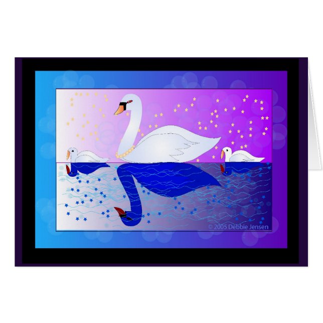 Lac magique swan par Debbie Jensen (Devant horizontal)