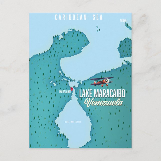Lac Maracaibo, Venezuela carte de navigation. (Devant)