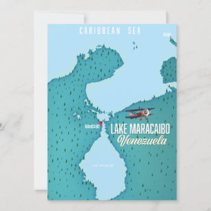 Lac Maracaibo, Venezuela carte de navigation.