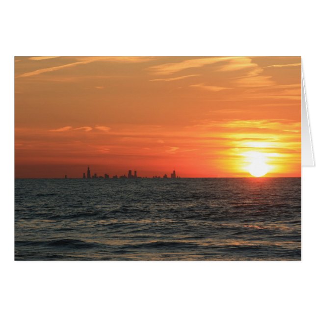 Lac Michigan Sunset 1 (Devant horizontal)