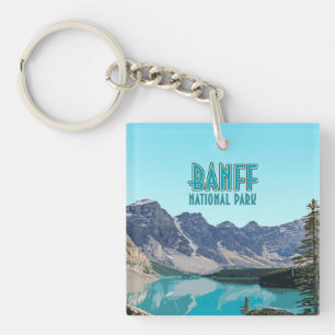 Lac Moraine Parc national Banff Canada Vintage