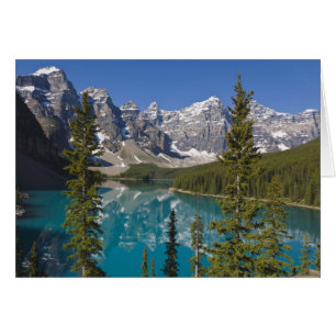Lac Moraine, Rocheuses canadiennes, Alberta, Canad