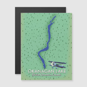 Lac Okanagan Colombie-Britannique Carte du Canada