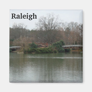 Lac OR magnet de photo de Raleigh de parc de