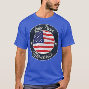 Lac Pepin - T-shirt Souvenir Patriotique Minnesota