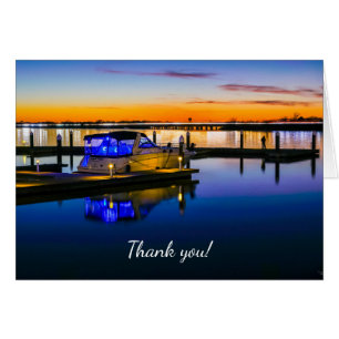 Lac Ray Hubbard Rockwall TX Sunset Carte de remerc