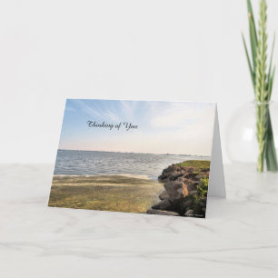 Lac Shoreline - Carte "Thinking of You"