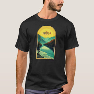 Lac St Clair Ontario Michigan fish T-Shirt