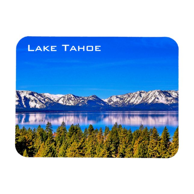Lac Tahoe magnifique 3 X 4 Magnet photo (Horizontal)