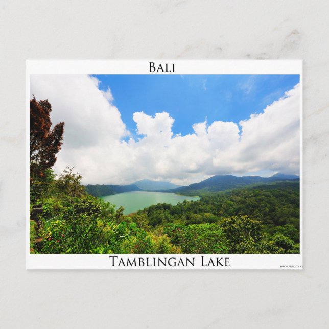 Lac Tamblingan - cartes postales (Devant)