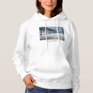 Lac Taneycomo Foggy Hiver Pêche Sweat - shirt à ca