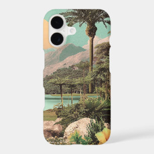 Lac Tropical Surréaliste avec Palmiers