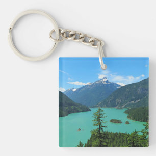 Lac Turquoise de Snowy Mountain à Washington