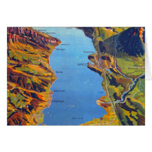 Lac vintage de Thun Suisse Voyage