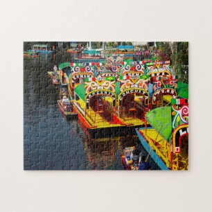 Lac Xochimilco Mexique. Puzzle