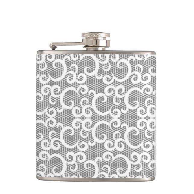 Lace 1 hip flask (Front)