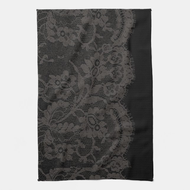 Lace 2 kitchen towel (Vertical)