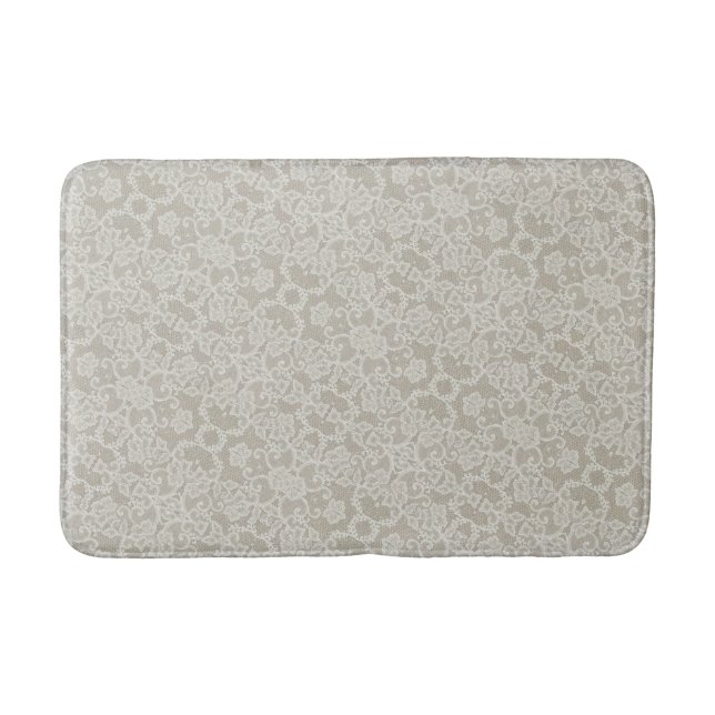 Lace Accent Bath Mat (Front)