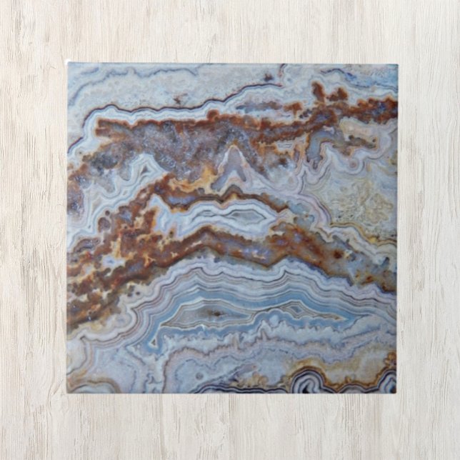 Lace Agate Rock Pattern Tile (In Situ)
