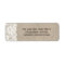 Lace and Burlap Address Labels