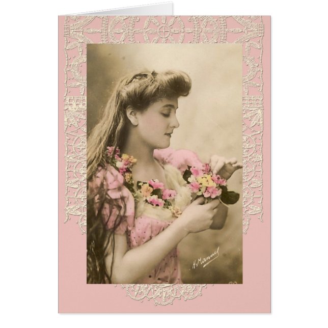 lace and posies victorian lady (Front)
