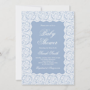 Lace Baby Shower Invitation