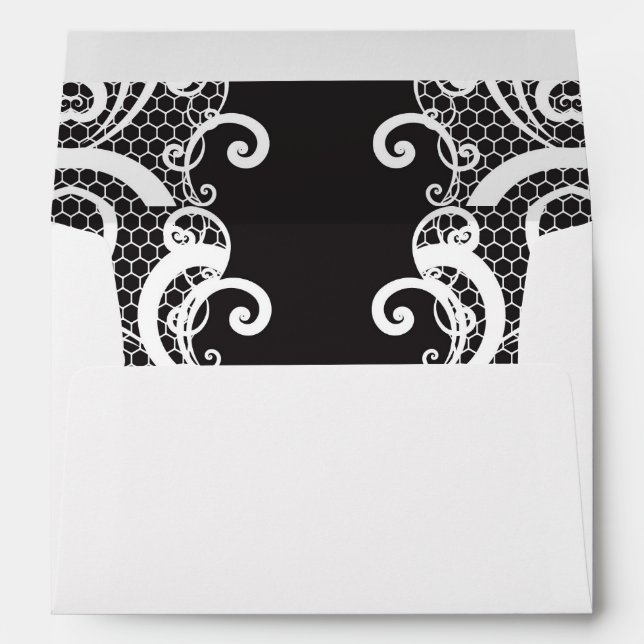 Lace background 1 envelope (Back (Bottom))