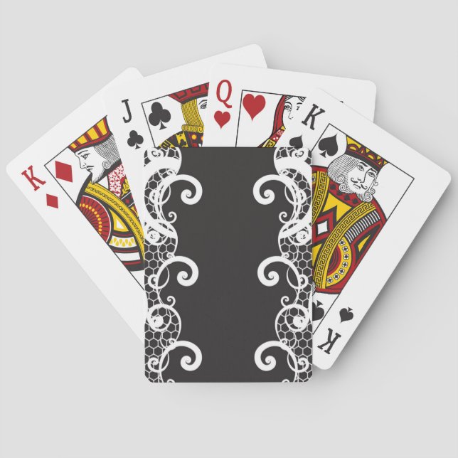 Lace background 1 playing cards (Back)