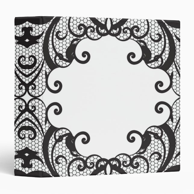 Lace background 2 binder (Front/Spine)