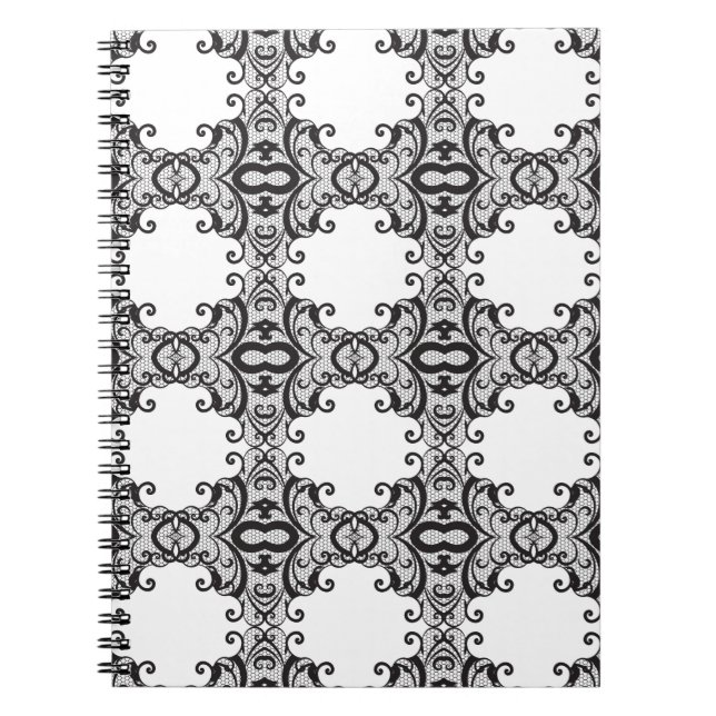 Lace background 2 notebook (Front)