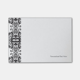 Lace background 2 post-it notes