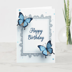 Lace Border Birthday Card