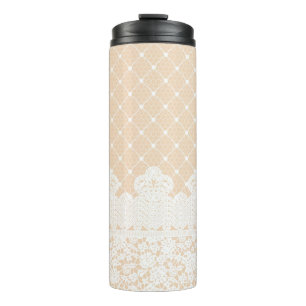 Lace Border Thermal Tumbler