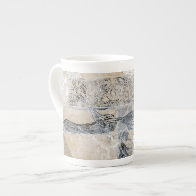 Lace Collage I Bone China Mug (Front Left)