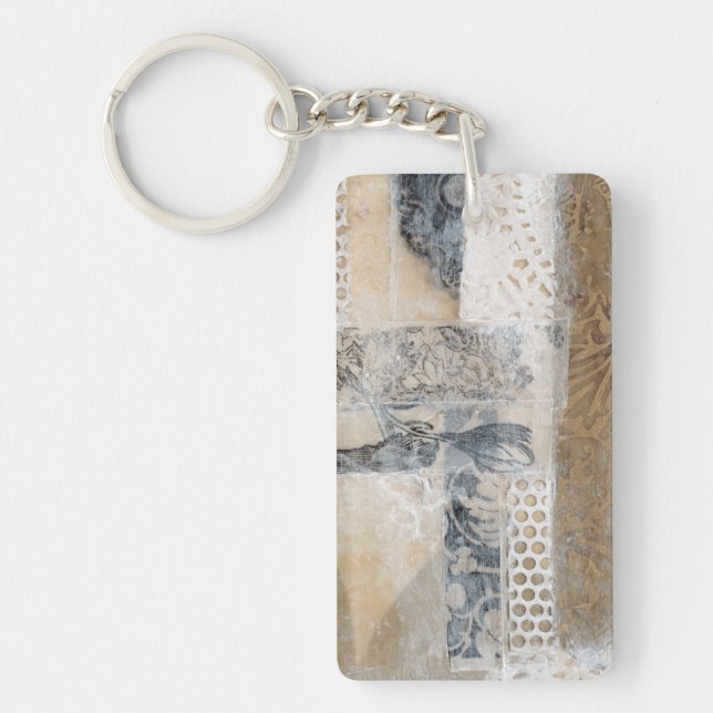 Lace Collage I Keychain (Front)