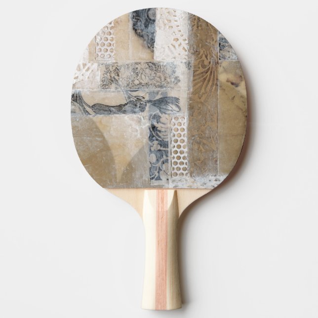 Lace Collage I Ping Pong Paddle (Front)