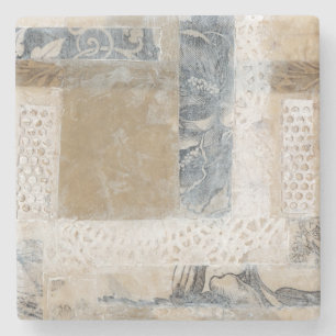 Lace Collage II Stone Coaster