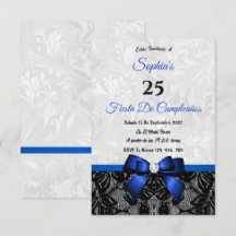 Lace & Damask Birthday