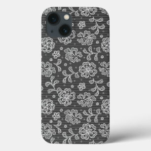 Lace fabric pattern 1 iPhone 13 case