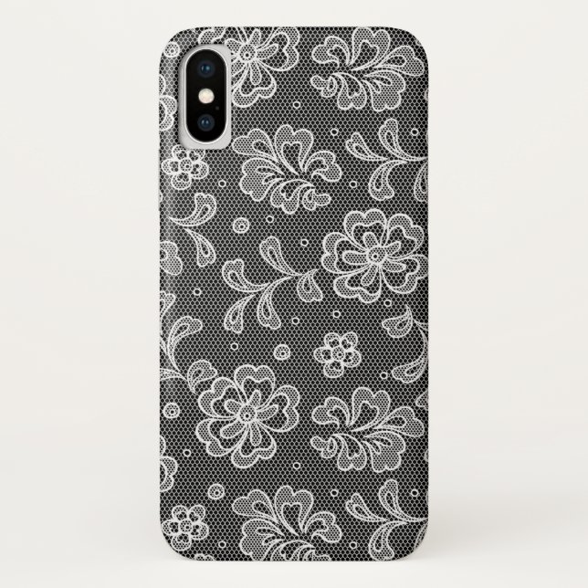 Lace fabric pattern 1 Case-Mate iPhone case (Back)