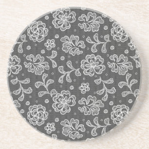 Lace fabric pattern 1 coaster