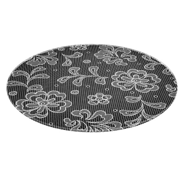 Lace fabric pattern 1 cutting board (Corner)