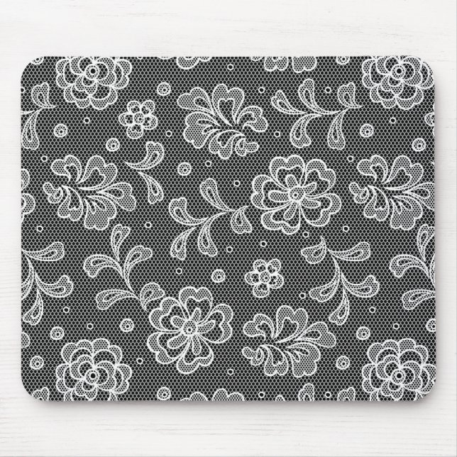 Lace fabric pattern 1 mouse pad (Front)