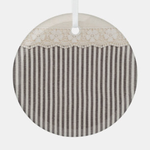 Lace fabric textile texture, background pattern. glass ornament