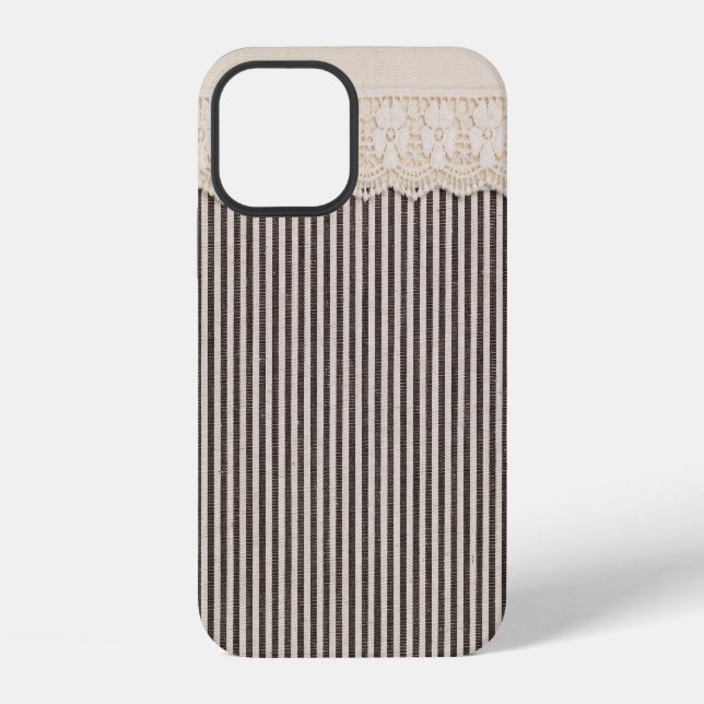 Lace fabric textile texture, background pattern. iPhone case (Back)