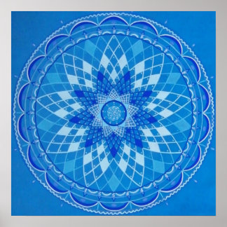 Lace Mandala Poster